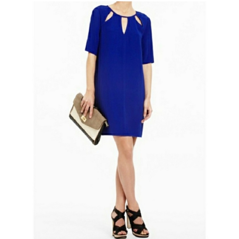 BCBGMAXAZRIA Rosetta Royalblue Dress Size S - Picture 1 of 7